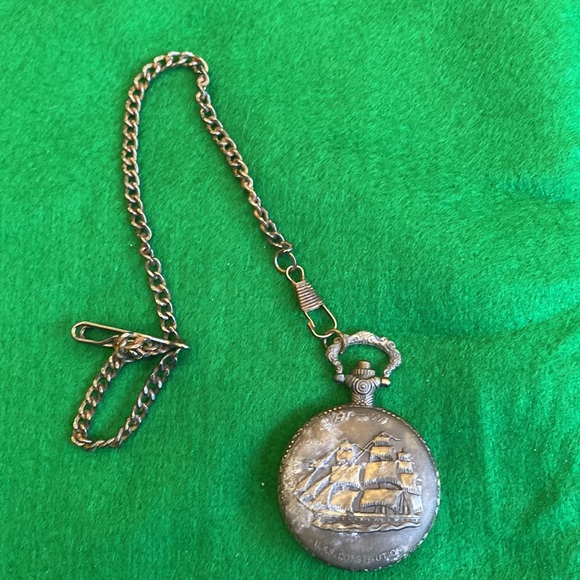 USS Constitution Vintage Pocket Watch - Picture 9 of 9